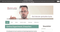 Desktop Screenshot of live-satsang.de